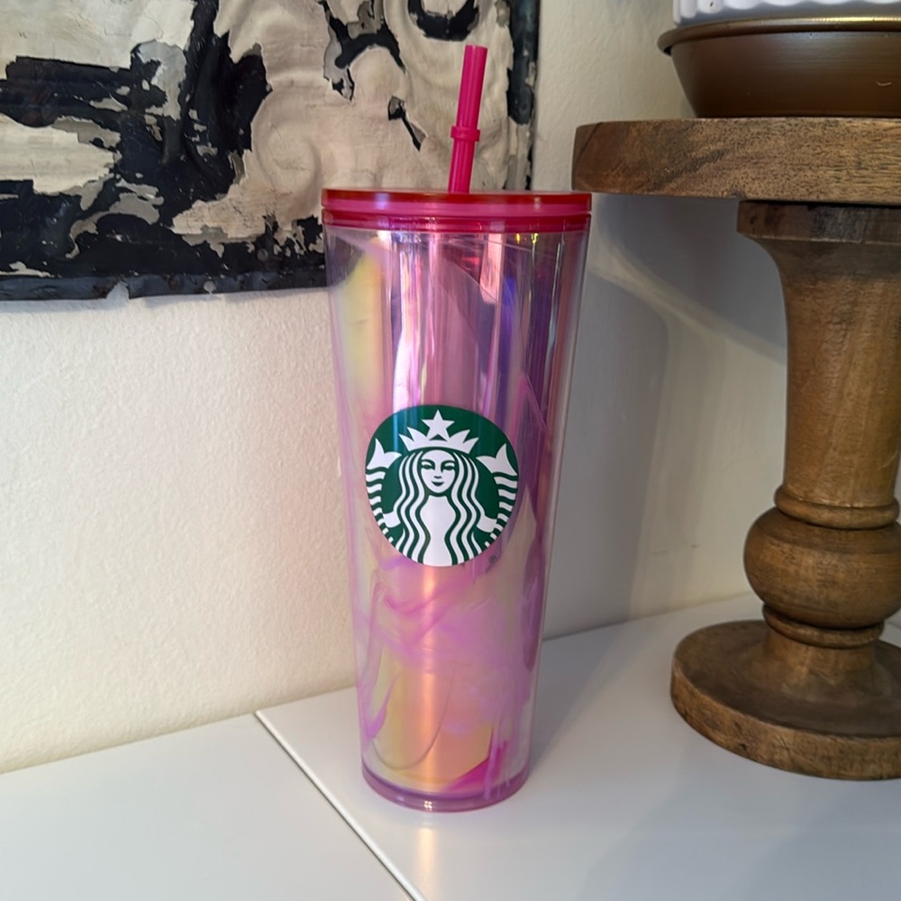 Starbucks Pink Swirl Tumbler